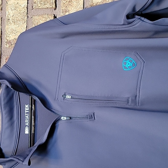 Ariat AriatTEK Cold Series Men’s XL Quarter Zip Performance Pullover - Picture 4 of 10